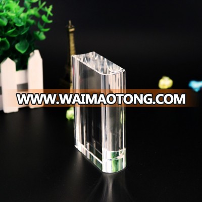 wholesale K9 clear book shape crystal block cube