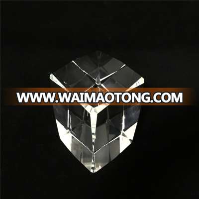 bevel edges rectangle shape blank crystal for 3d sub surface engraving