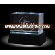 Factory Supply Crystal 3D Laser Engraving Cube Etched Paperweight